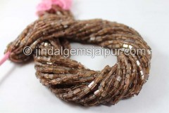 Pink Andalusite Smooth Square Beads